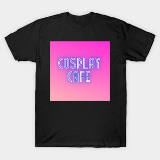 Cosplay Cafe logo (pink) T-Shirt